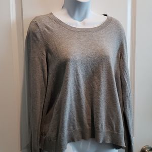 Grey "boyfriend" shirt